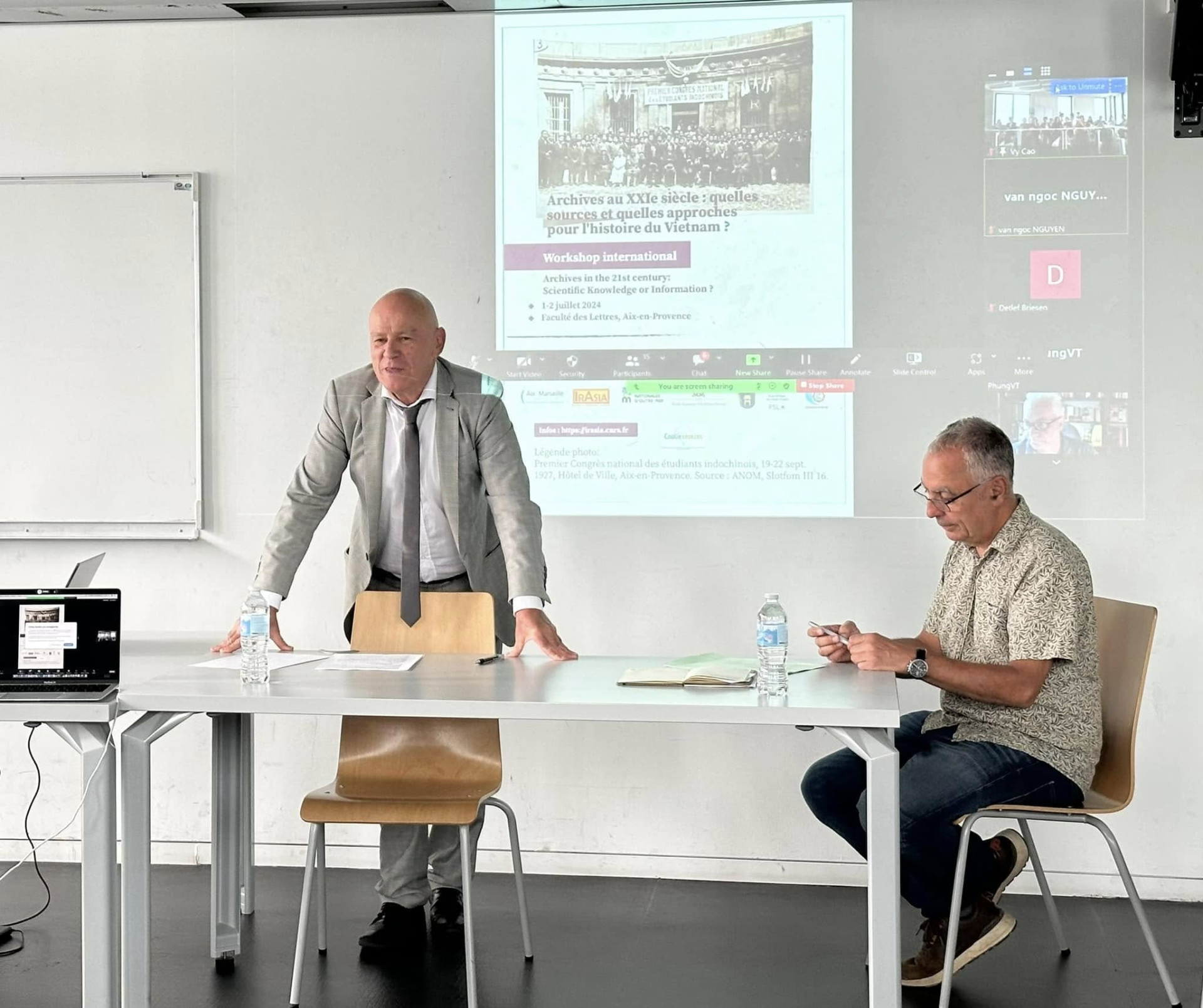 Ông Guy Le Thiec phát biểu khai mạc Hội thảo