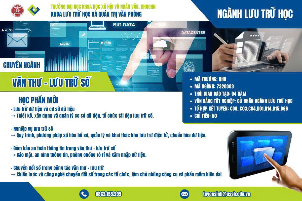 Khám phá chuyên ngành HOT TREND của thời đại số: Văn thư – Lưu trữ số